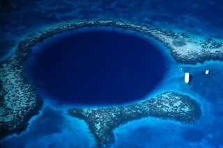 No-one knows more about holes better than Tiger Woods and this is one of his favourites: The Blue Hole, Belize