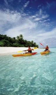 You can kayak the coast line of Vanua Levu - photo courtesy of Fiji Visitors Bureau