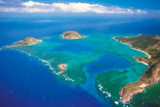 Flying over Lizard Island makes for a great aerial shot