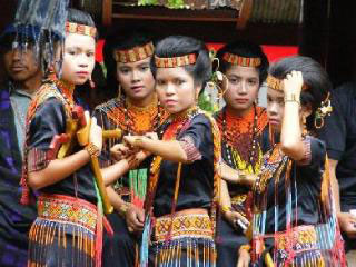 Traditional Sulawesi dress code in Toraja