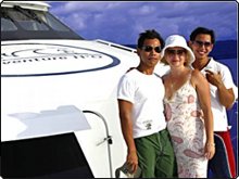 Guests and staff on board Adventure Komodo Guests and staff on board Adventure Komodo