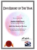 Dive The World jährliche Tauchresort des Jahres Auszeichnung Dive The World jährliche Tauchresort des Jahres Auszeichnung