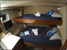 One of the Belize Aggressor's Deluxe cabins One of the Belize Aggressor's Deluxe cabins