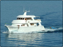 MY Blue Planet cruising into the Red Sea MY Blue Planet cruising into the Red Sea