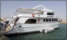 The Seadream Hurghada day trip boat in the Red Sea The Seadream Hurghada day trip boat in the Red Sea