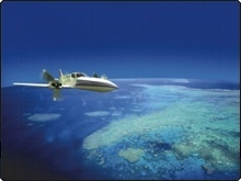 Jetstar flying over the Great Barrier Reef - photo courtesy of Mike Ball Expeditions Jetstar flying over the Great Barrier Reef - photo courtesy of Mike Ball Expeditions