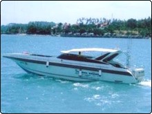 The day trip speedboat used for diving aroung the island of Koh Samui The day trip speedboat used for diving aroung the island of Koh Samui