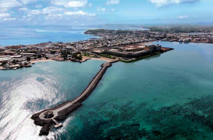 The port of Djibouti City