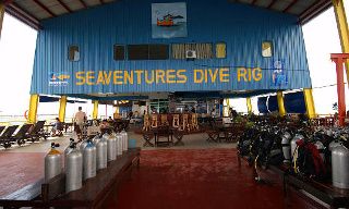 Dive Centre aboard the Seaventures Dive Rig