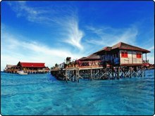 Sipadan Insel Tauchen von Kapalai, Malaysia