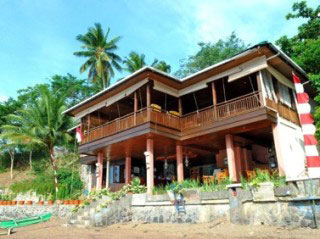 The dive centre at Bastianos Lembeh Diving Resort