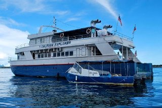 The view of Borneo's MV Celebes Explorer