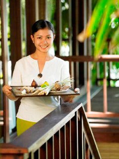 The genuinely warm service at Kima Bajo Resort