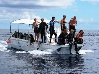 Searching for dolphins at Layang Layang