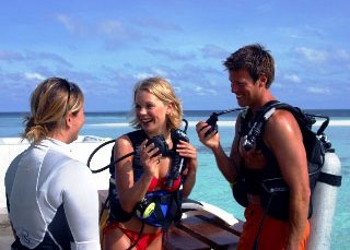 Diving in the Maldives