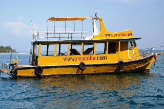 Thanapon, one of Phi Phi Scuba's day trip boats