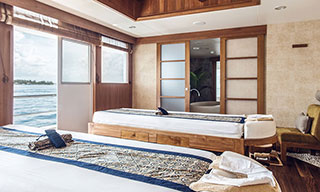 Enjoy some luxurious pampering in this floating spa