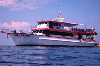 The MV Similan Queen day trip diving boat in Phuket