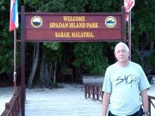 Richard Hewitt at Sipadan Island, Malaysia