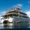 Gret Barrier Reef liveaboard, Spoilsport with one of her dinghies