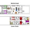 Layout of Cuba liveaboard, Avalon I