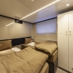 Lower deck triple/twin bed cabin