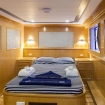 Standard double bed cabin