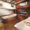 Spacious, en-suite twin bed cabin