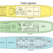 Honduras liveaboard, Roatan Aggressor deck plans