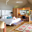 Splendid room interior at Sau Bay Resort, Vanua Levu, Somosomo