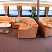 The comfortable saloon on Ocean Quest