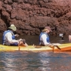 Sea kayaking in the Galapagos Islands