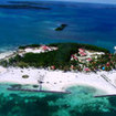 Aerial view of Turneffe Island Resort, Belize