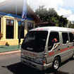 The bus service, for transport in Tulamben, Bali