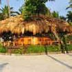 The resort's beach side bar