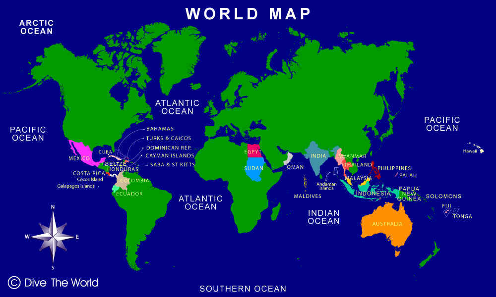 map of the world