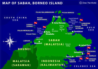 Map of Sabah (click to enlarge in a new window)